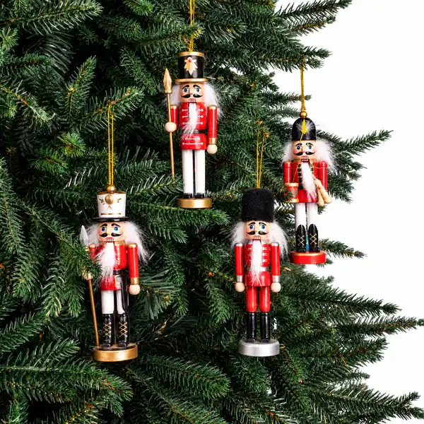 Hollygate Guard Nutcracker Set Christmas soldier decorations