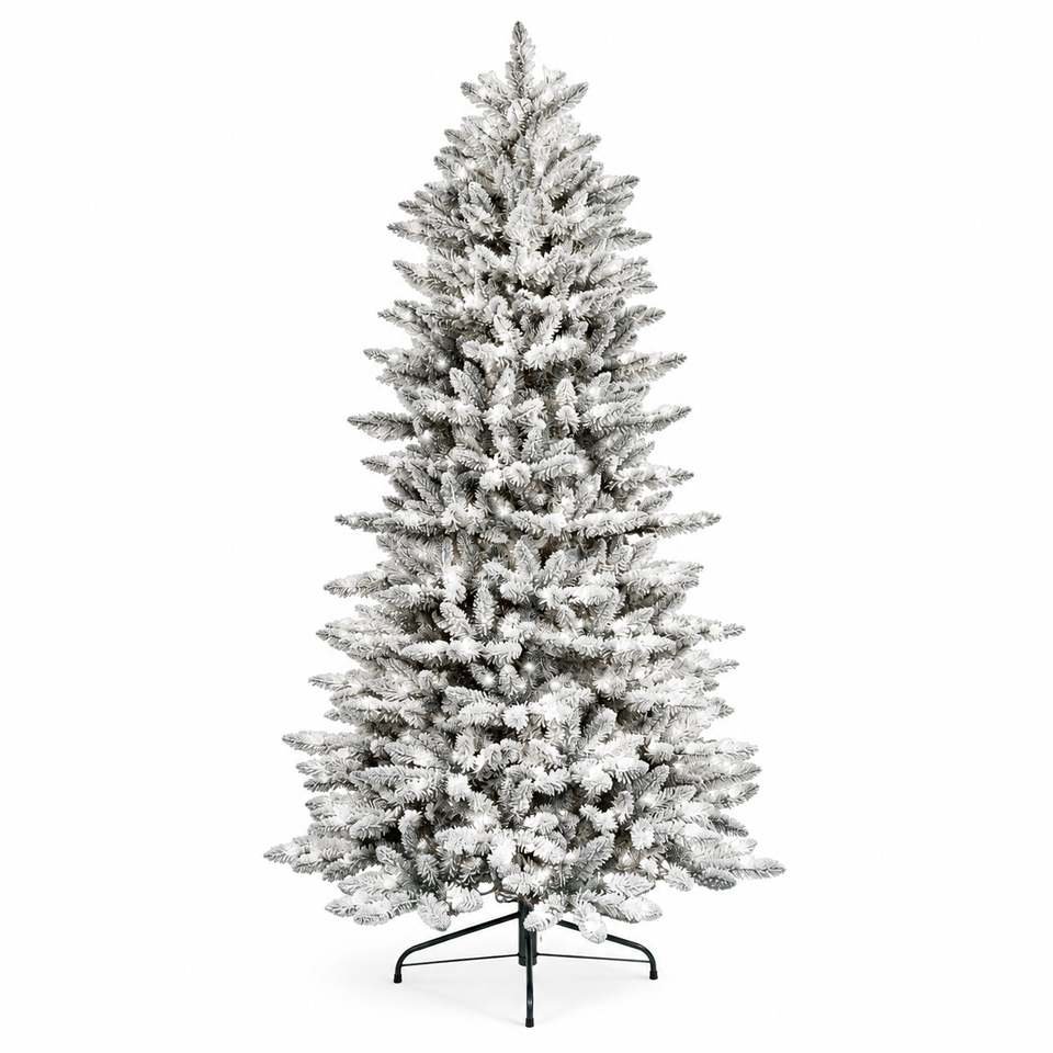 9 ft pre-lit artificial fir Christmas tree